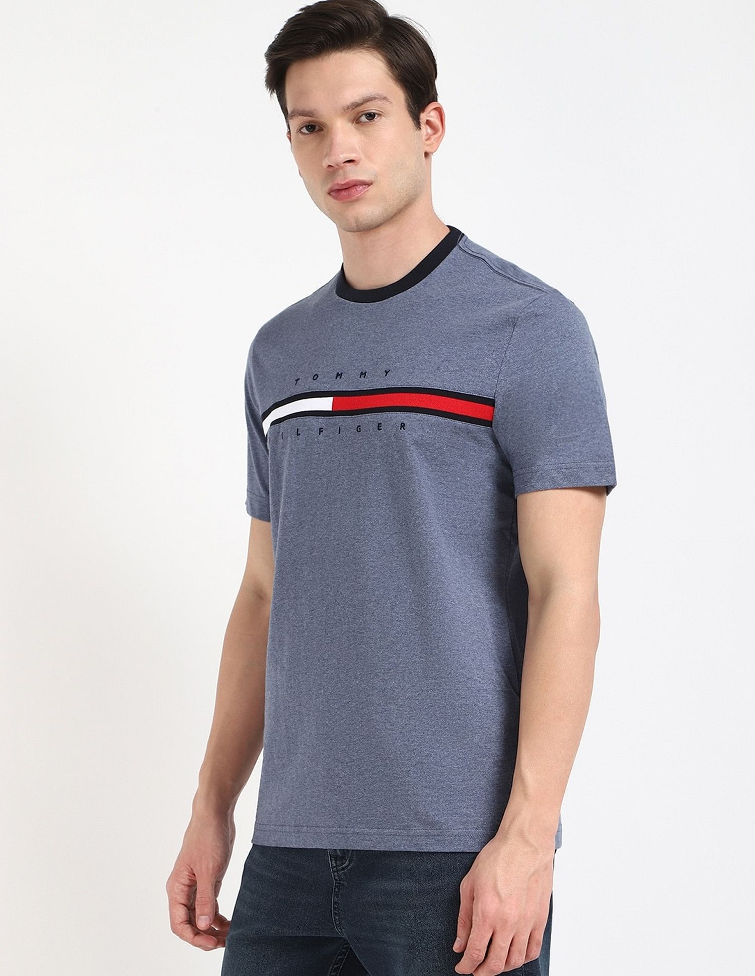 Tommy Hilfiger Embroidered Logo Regular-Fit Cotton T-Shirt