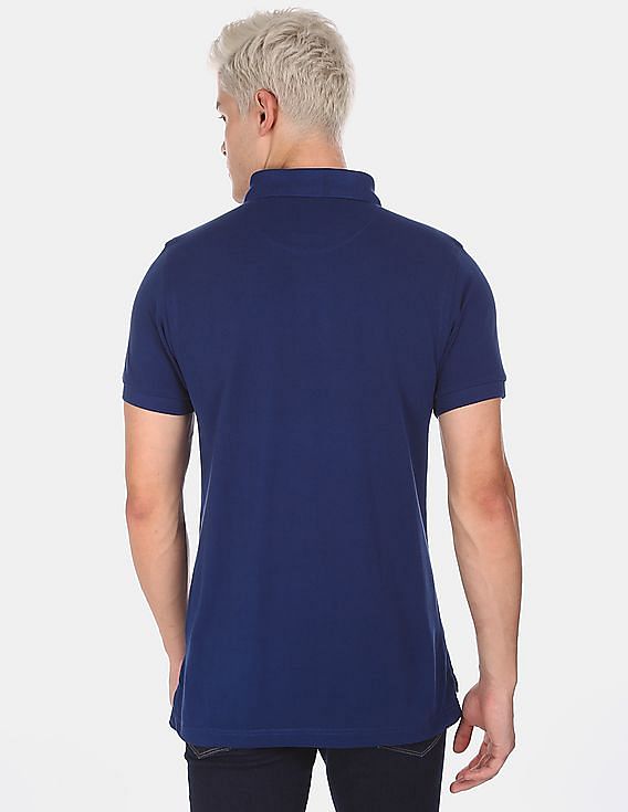 U.S. Polo Assn. Brand Embroidered Pique Polo Shirt