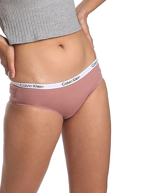 Calvin Klein 3 PK Pink Black Gray Bikini Hipster Underwear Large L Womens  for sale online