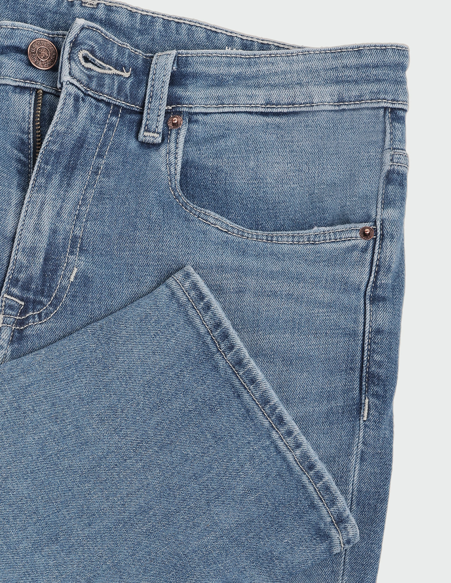 U.S. Polo Assn. Denim Co. Harold Slim Straight Fit Blue Jeans