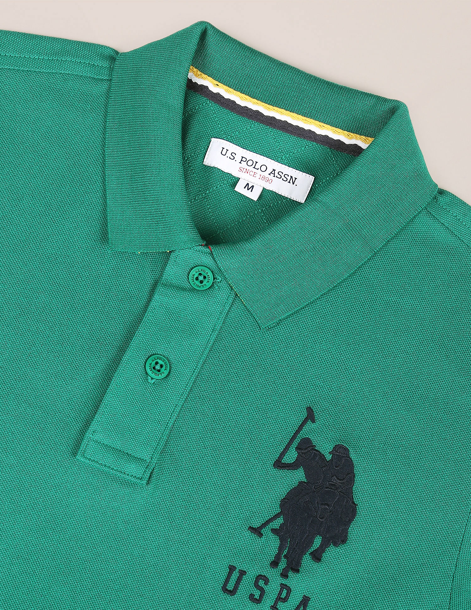 U.S. Polo Assn. Appliqued Slim Fit Polo Shirt