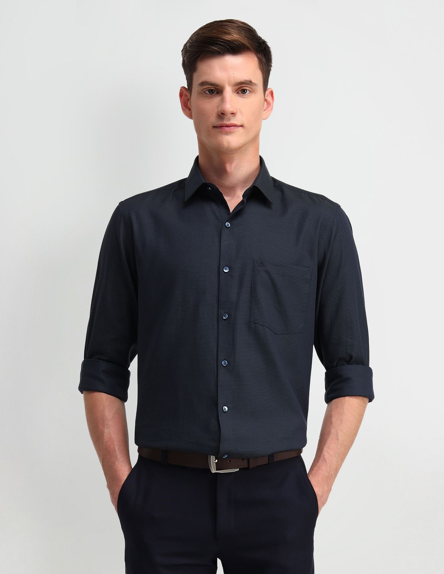 Arrow Floral Print Liberty Classic Fit Shirt