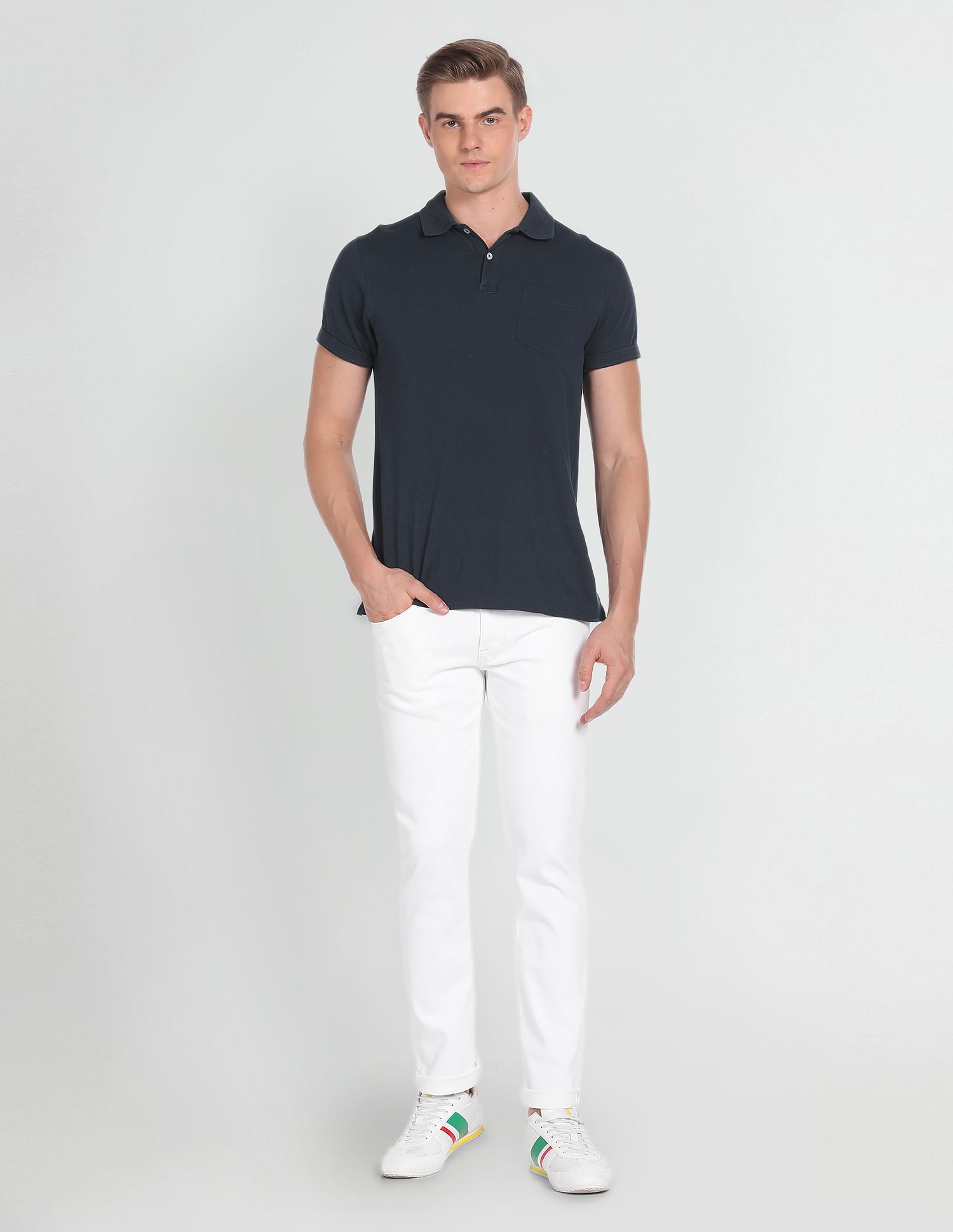 Buy U.S. Polo Assn. Denim Co. Regallo Skinny Fit White Jeans NNNOW