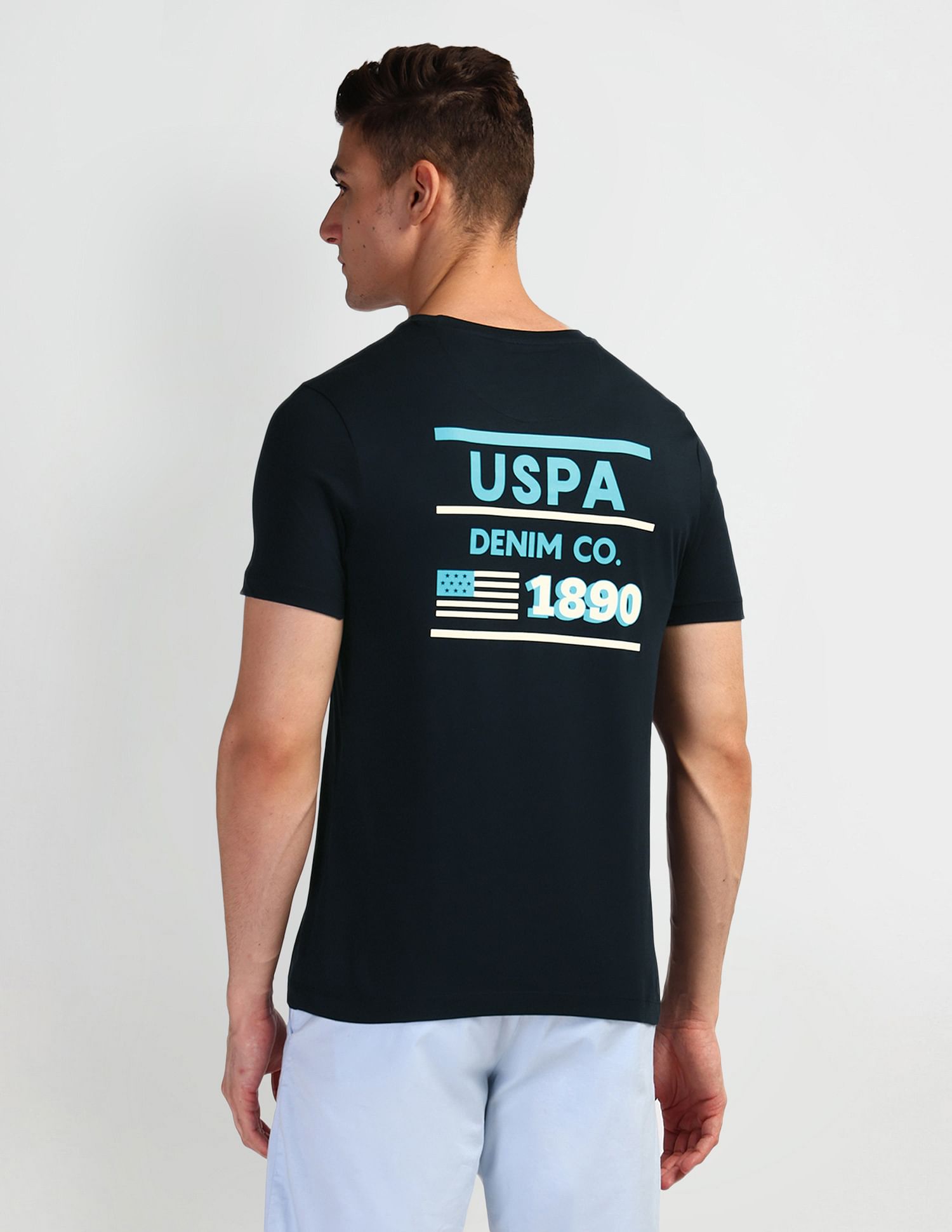 U.S. Polo Assn. Denim Co. Brand Print Muscle Fit T-Shirt