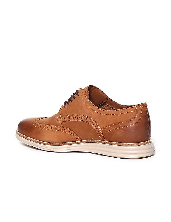 Cole Haan Brown ØriginalGrand Wingtip Shoes