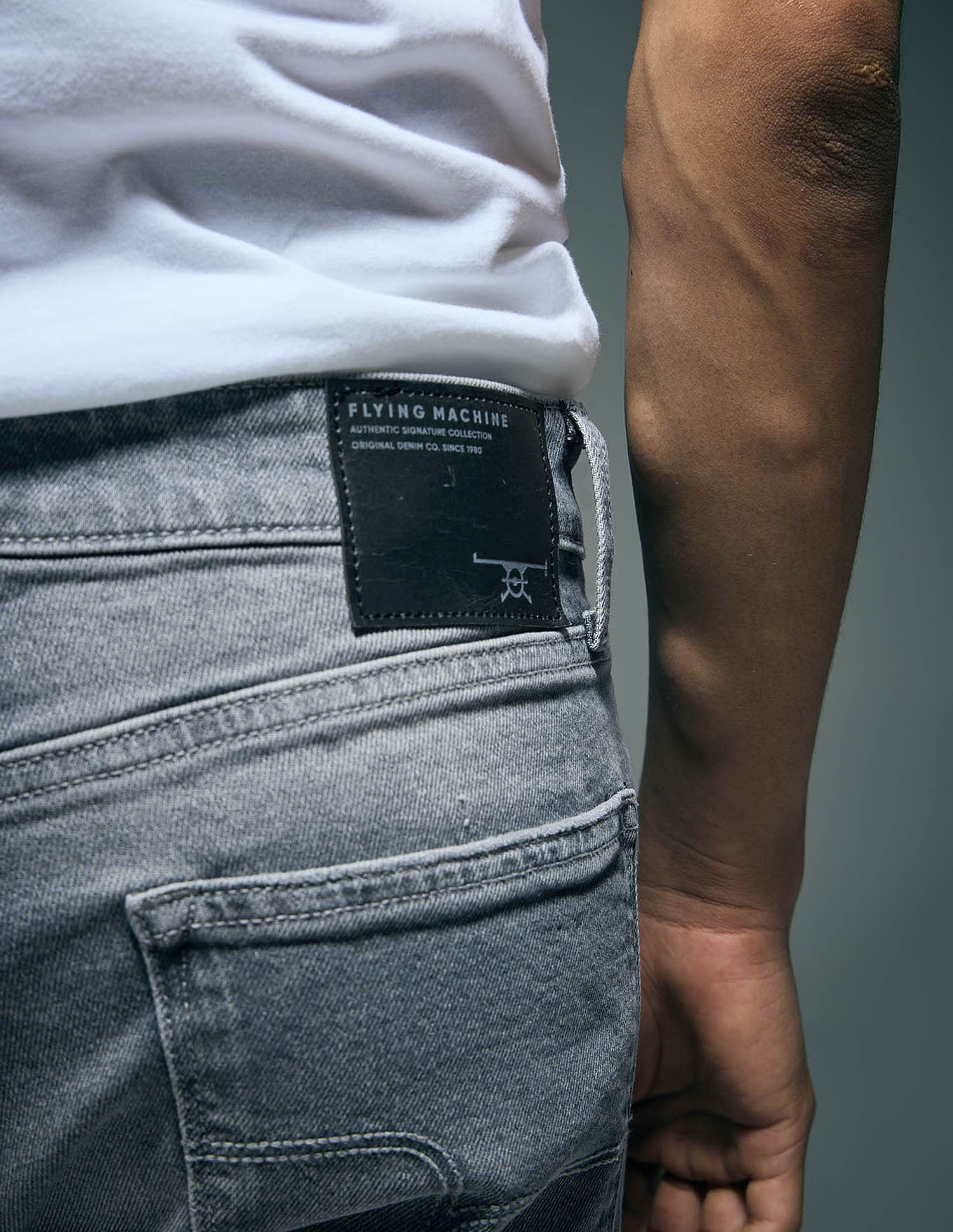 Flying Machine F-Jango Straight Fit Stone Washed Jeans