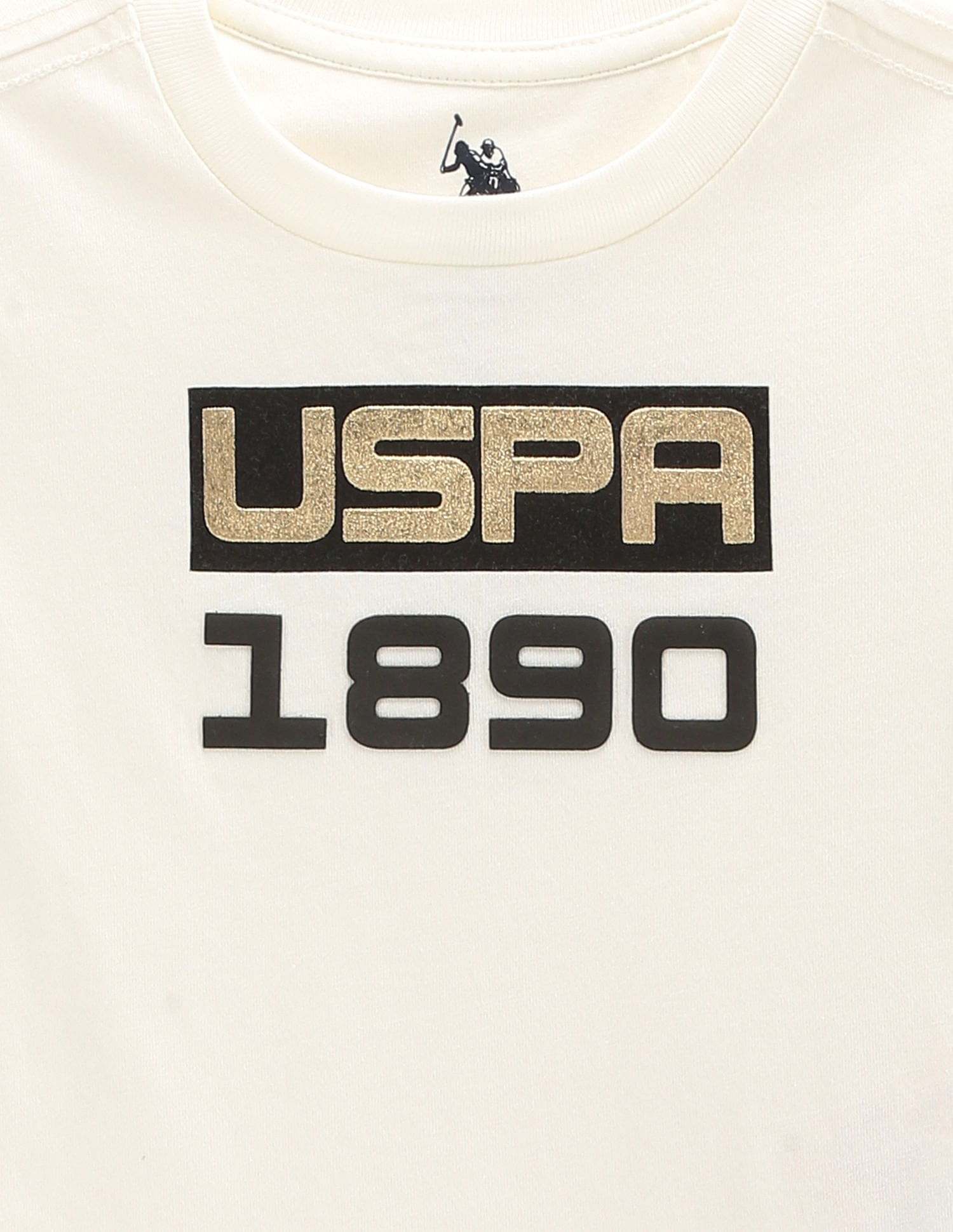 U.S. Polo Assn. Kids Boys Brand Print Cotton T-Shirt