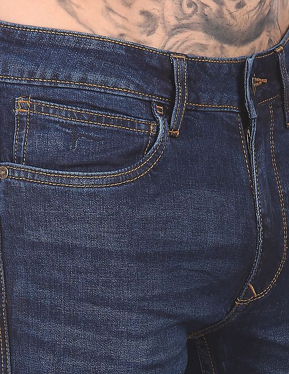Flying Machine Mid Rise Michael Slim Tapered Fit Jeans