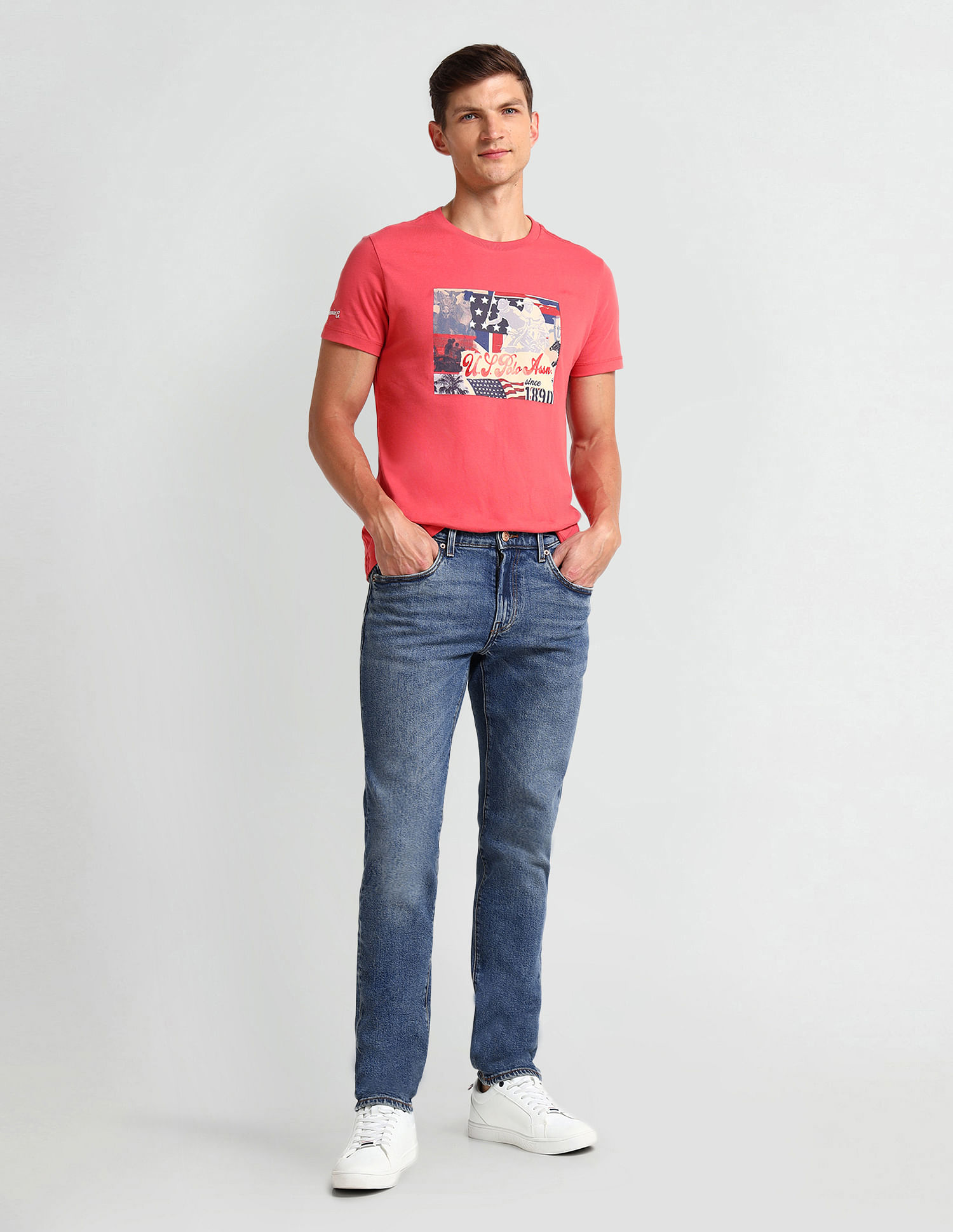 U.S. Polo Assn. Denim Co. Brandon Slim Fit Blue Jeans