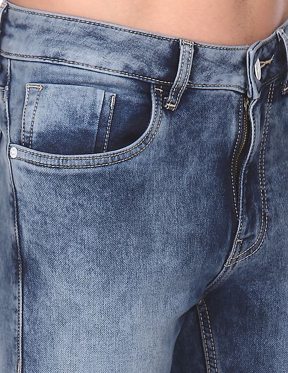 Flying Machine Michael Slim Tapered Fit Mid Rise Jeans