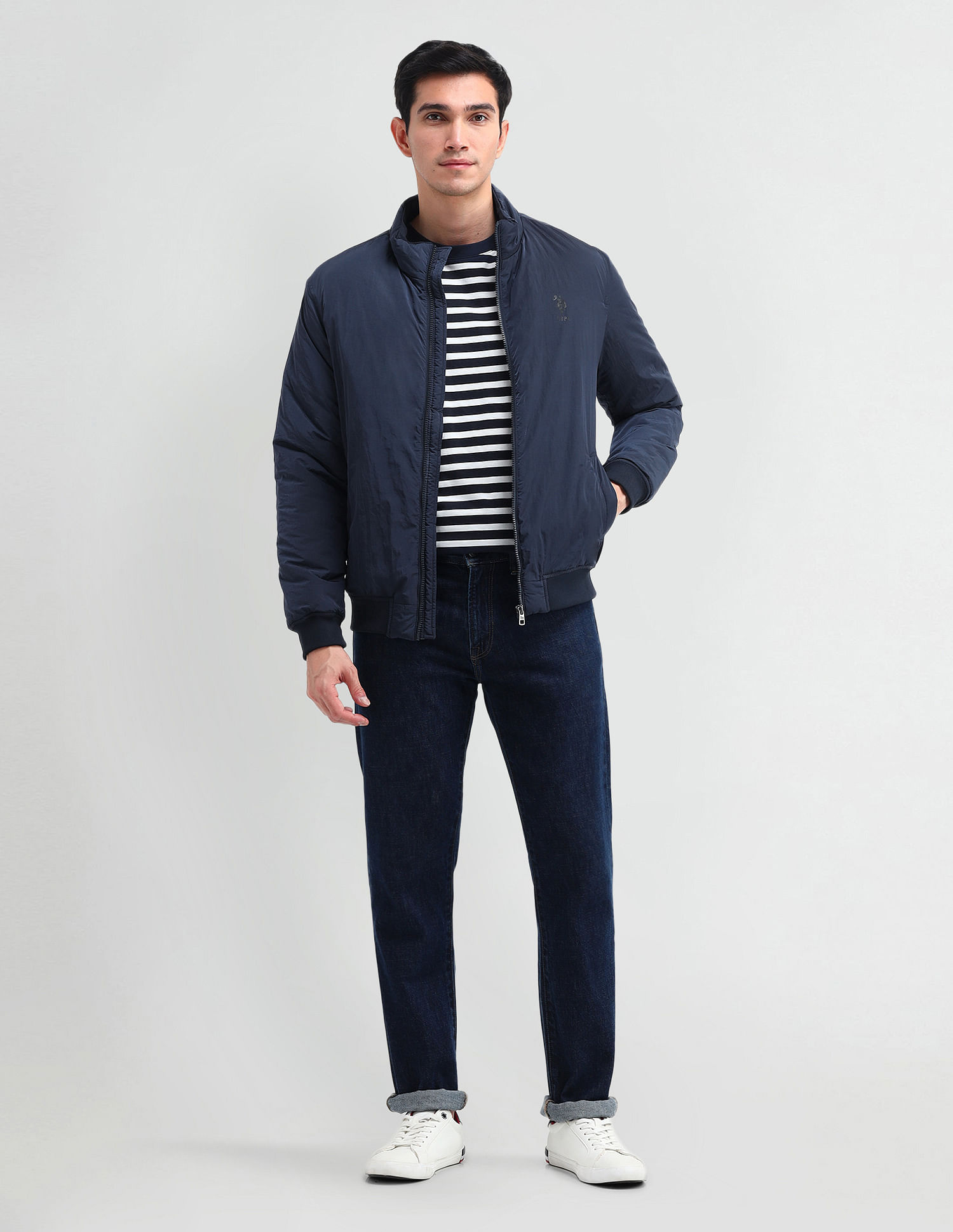 U.S. Polo Assn. Denim Co. Solid Regular Fit Jacket