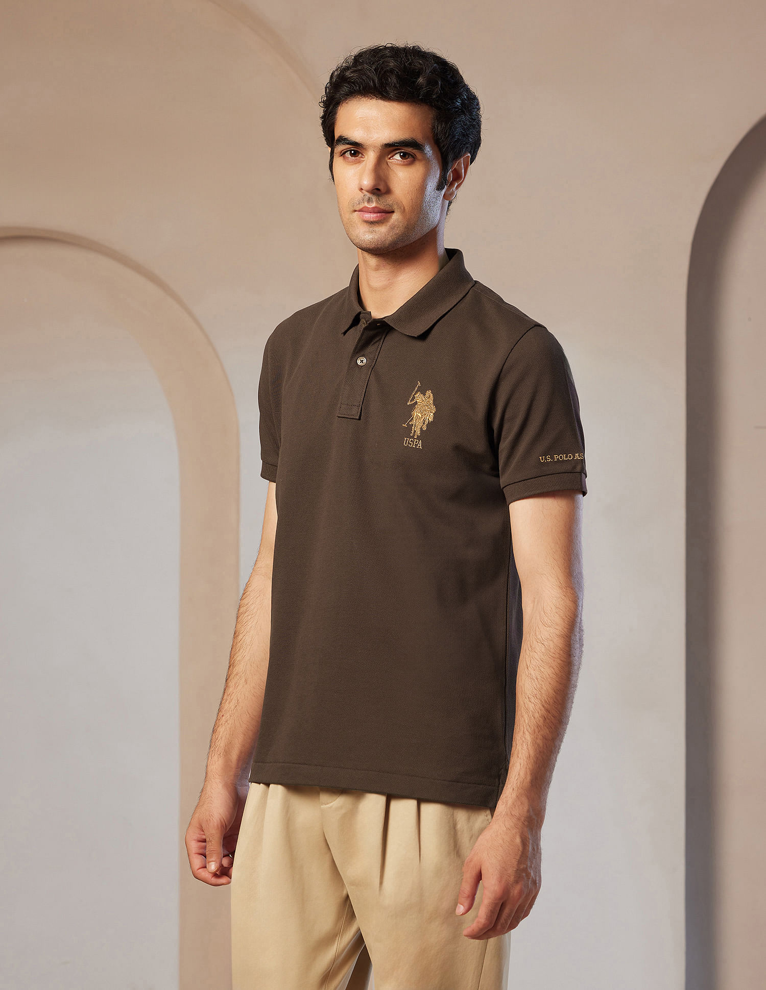 U.S. Polo Assn. Pacho X Slim Fit Cotton Polo Shirt
