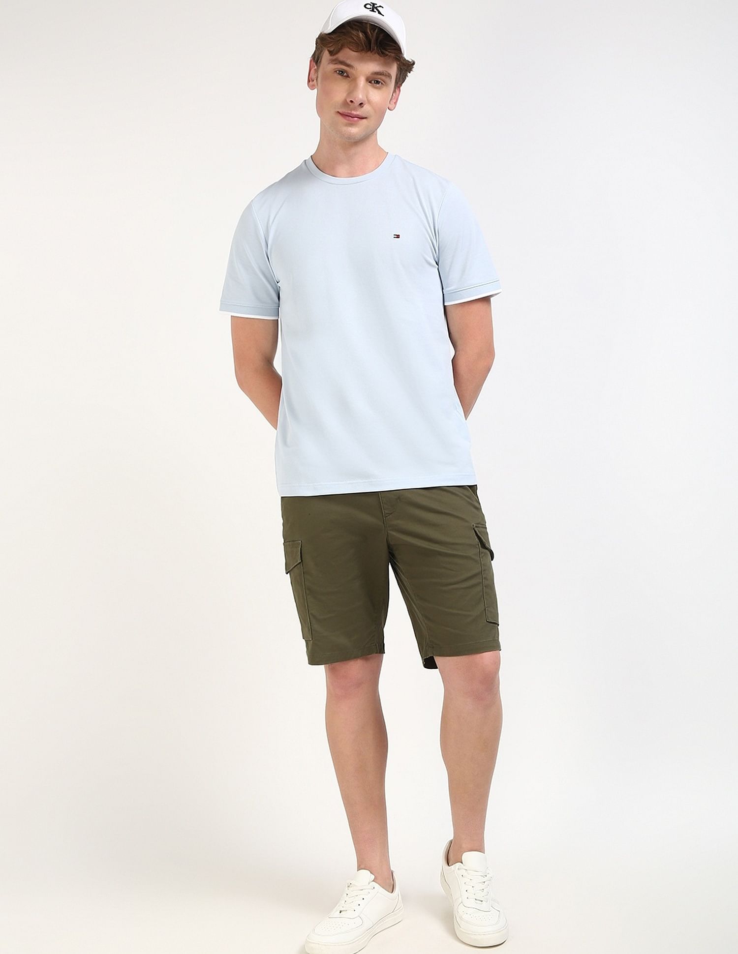 Tommy Hilfiger Solid Regular-Fit Cotton T-Shirt