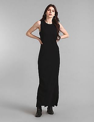 gap black maxi dress
