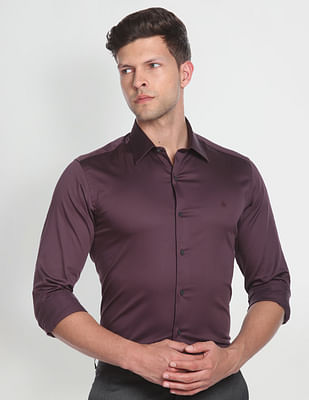 Buy Arrow Manhattan Slim Fit Cotton Shirt - NNNOW.com