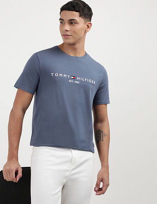 Tommy Hilfiger Crew Neck Embroidered T-Shirt