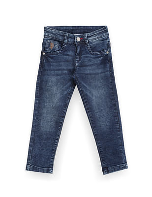 U S Polo Assn Kids Boys Skinny Fit Mid Rise Jeans