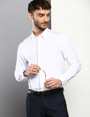 Calvin Klein Jeans Slim Fit Piping Casual Shirt