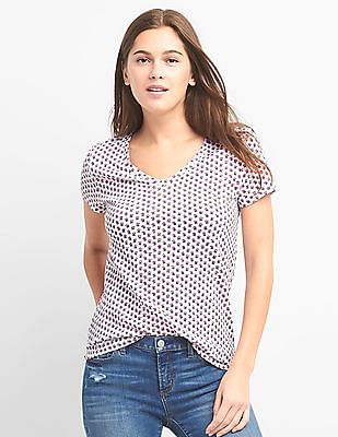 gap womens v neck t shirt