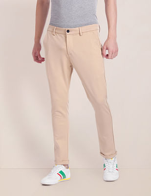 U S Polo Assn Henry Tapered Cropped Fit Knit Chinos