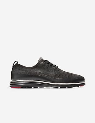 Buy Cole Haan Men Black ØriginalGrand Stitchlite Wingtip  display picture 1