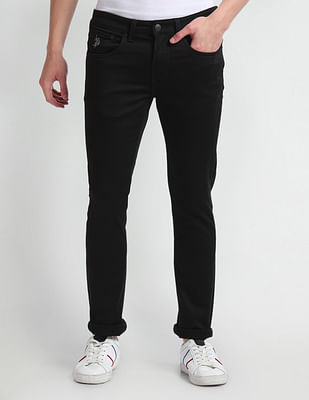 U S Polo Assn Denim Co Regallo Skinny Fit Black Jeans