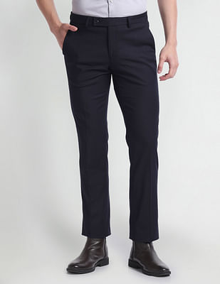 Arrow Slim Fit Smart Flex Trousers