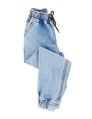 denim jogger for girls