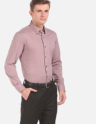 skinny fit button down shirt