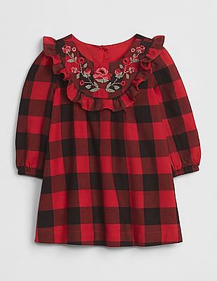 baby gap plaid dress