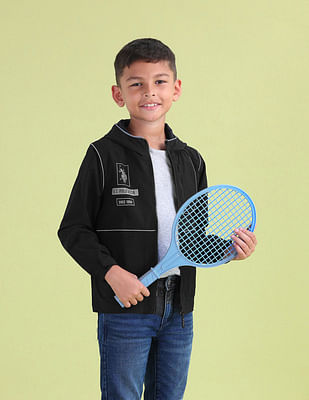 U S Polo Assn Kids Boys Regular Fit Printed Casual Jacket