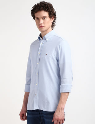 Buy Tommy Hilfiger Knit Vertical Stripes Shirt - NNNOW.com