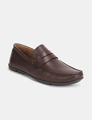 Arrow Men Brown Leather Fillmore 2.0 Penny Loafers