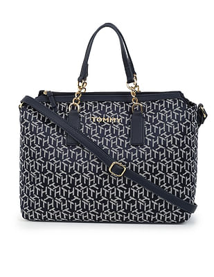 Tommy Hilfiger Monogram Jacquard Hand Bag