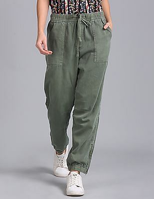 green utility joggers