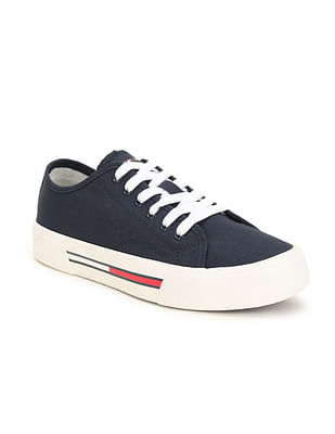 Tommy Hilfiger Women Sustainable Cotton Canvas Sneakers