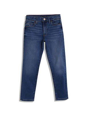 Tommy Hilfiger Kids Boys Mid Rise Modern Jeans