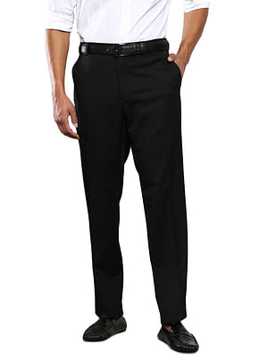 Buy Louis Philippe Black Trousers Online  793947  Louis Philippe