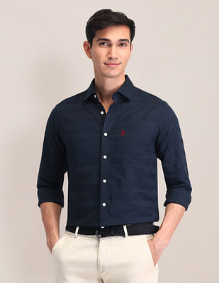 U S Polo Assn Tailored Fit Dobby Shirt