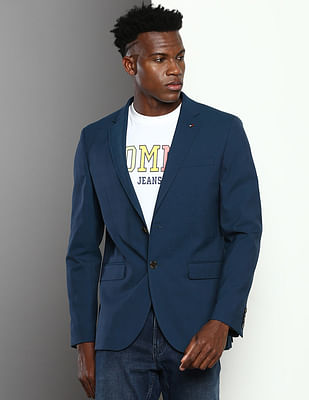 Men's Cognac Brown Leather Blazer Jacket-mncb.edu.vn