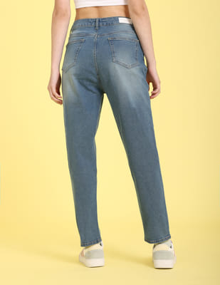   レディースM size Buy Flying Machine Women Mid Rise Relaxed Mom Fit Jeans - NNNOW.com