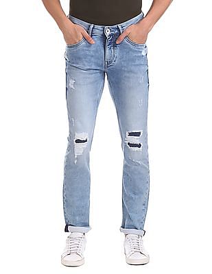 flying machine ripped jeans