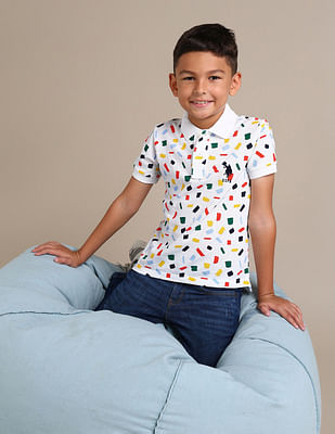 U S Polo Assn Kids Boys Regular Fit Polo Shirt