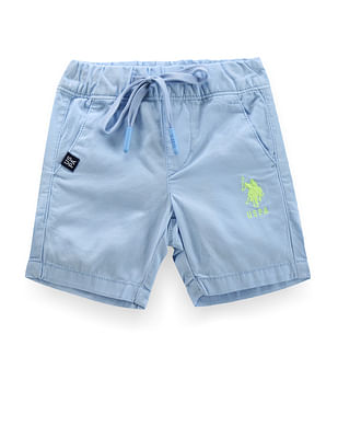 U S Polo Assn Kids Boys Solid Twill Shorts