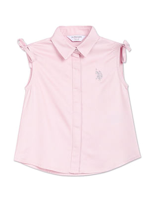 U S Polo Assn Kids Solid Viscose Top