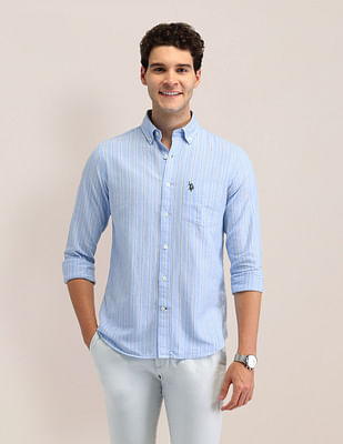 U S Polo Assn Tailored Fit Oxford Shirt