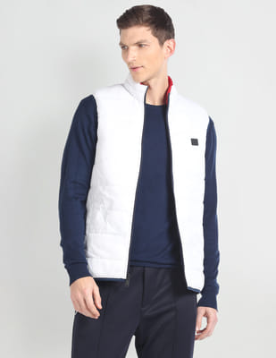 Buy Arrow Sports Sleeveless Reversible Puffer Jacket - NNNOW.com