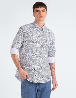 Tommy Hilfiger Oxford Floral Regular Fit Shirt