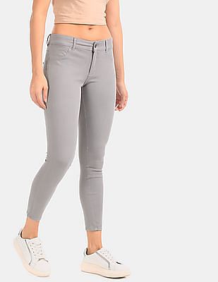 womens grey jeggings