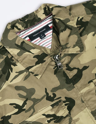 Camo Print Hilfiger Jacke Camouflage Buy Tommy Hilfiger Camouflage